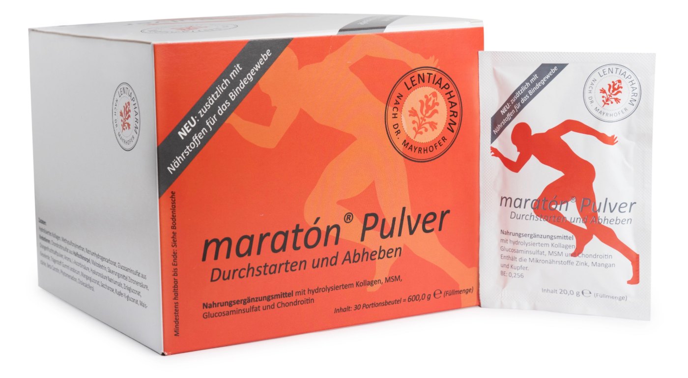 maratón® Pulver – Gelenks-Intensiv-Komplex von Lentiapharm
